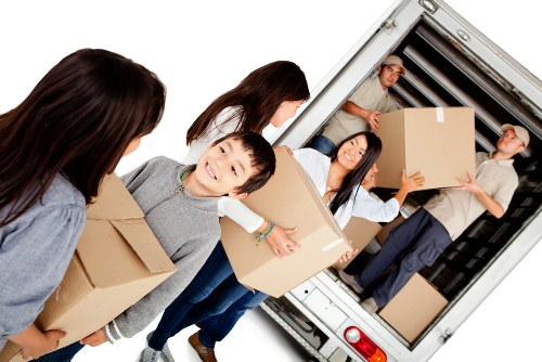 Removals van service for a move in Islington street surroundings