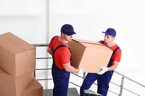 Man With A Van Islington team handling a move with care and protective equipment