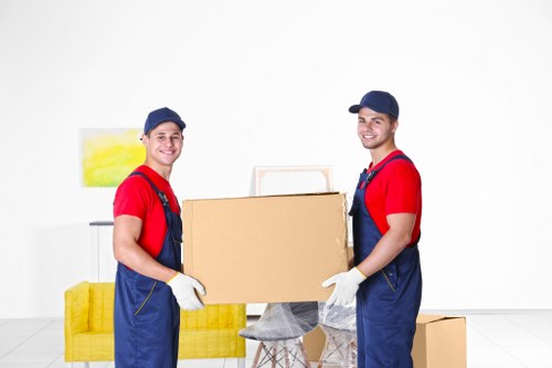 Packing boxes and organising a house removal in Islington