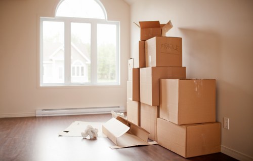 Local removals van for flat and office moves in Islington