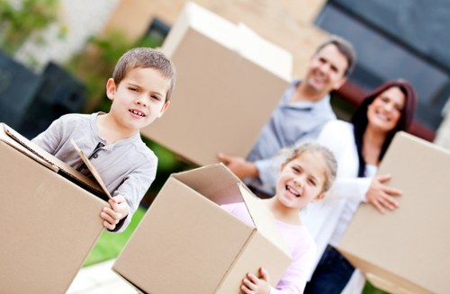 Checklist and packing supplies for an Islington house removal