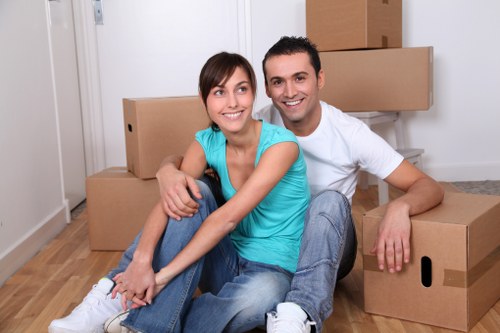 Local Islington removals team handling furniture safely