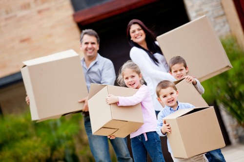 Secure transport of furniture in a man with a van vehicle