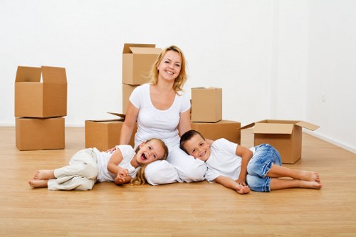 Preparing furniture and packing for removals in Islington home move