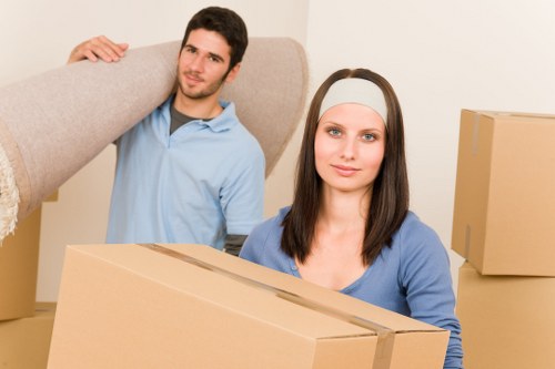 Boxes and packing materials used by removal services in Islington