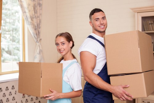 Local removal van ready for a residential or office move in Islington