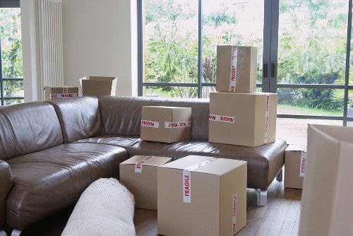 Fragile items packed safely with boxes and wrapping in Islington