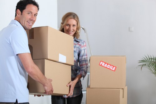 Professional movers handling a home relocation in Islington