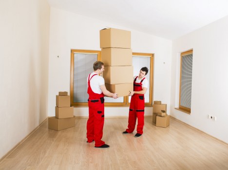 Careful packing and labelling for an Islington house move