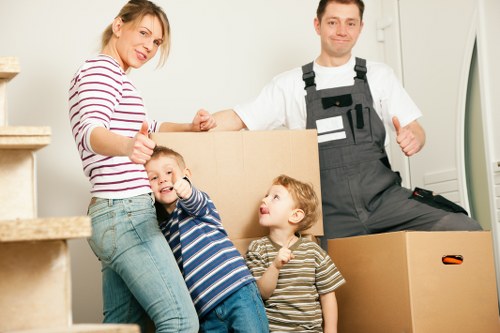 Moving day access and parking preparation for house removals in Islington
